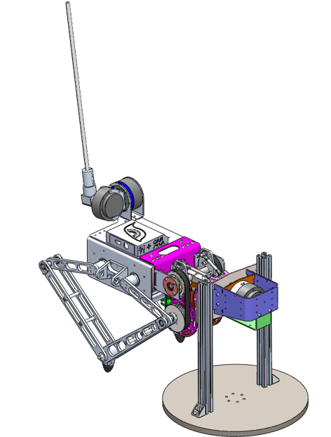 3-DOF cheetah inspired spine